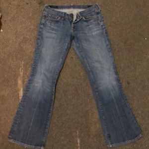 Citizens of humanity petite bootcut low rise jeans